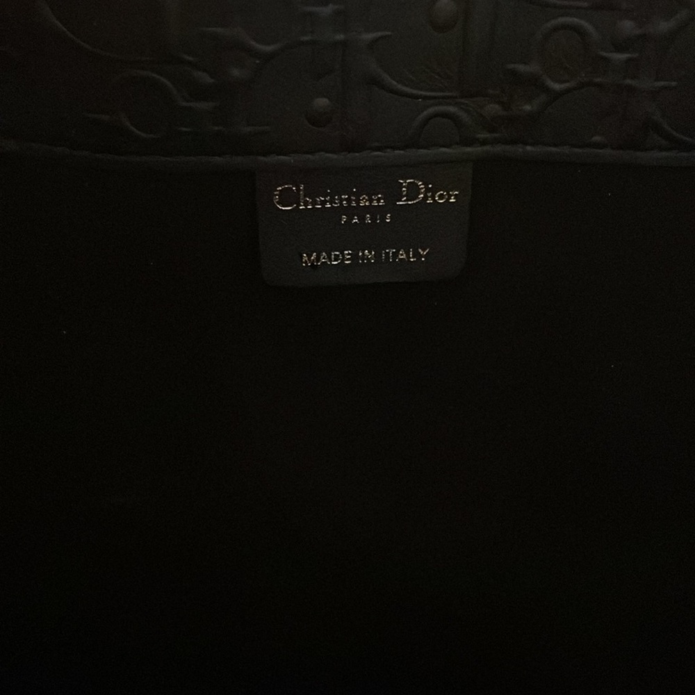Christian Dior Book tote Oblique Embossed Calfskin Large - Picture 5 of 8